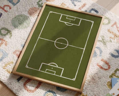 Football Pitch Print