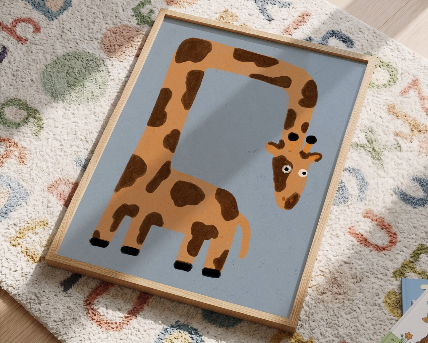 Crooked Giraffe Print