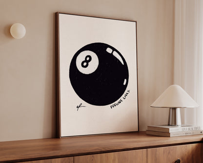 8 Ball Canvas