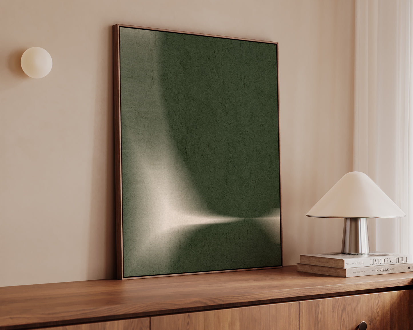 Green Blur Canvas