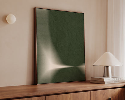 Green Blur Canvas