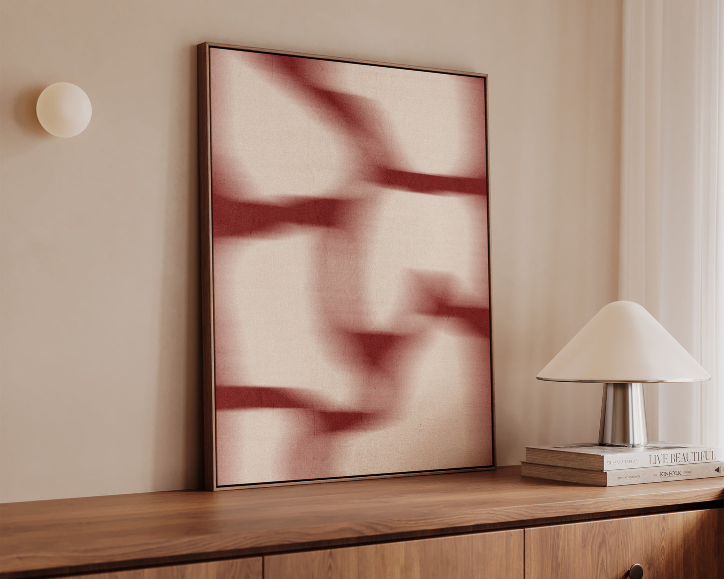 Red Tiles Canvas
