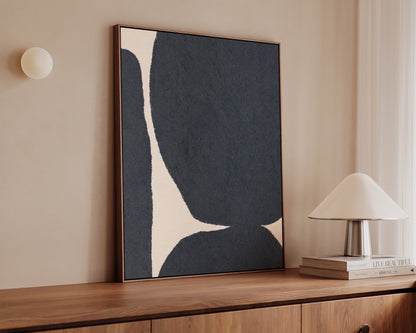 Blue Shapes Canvas