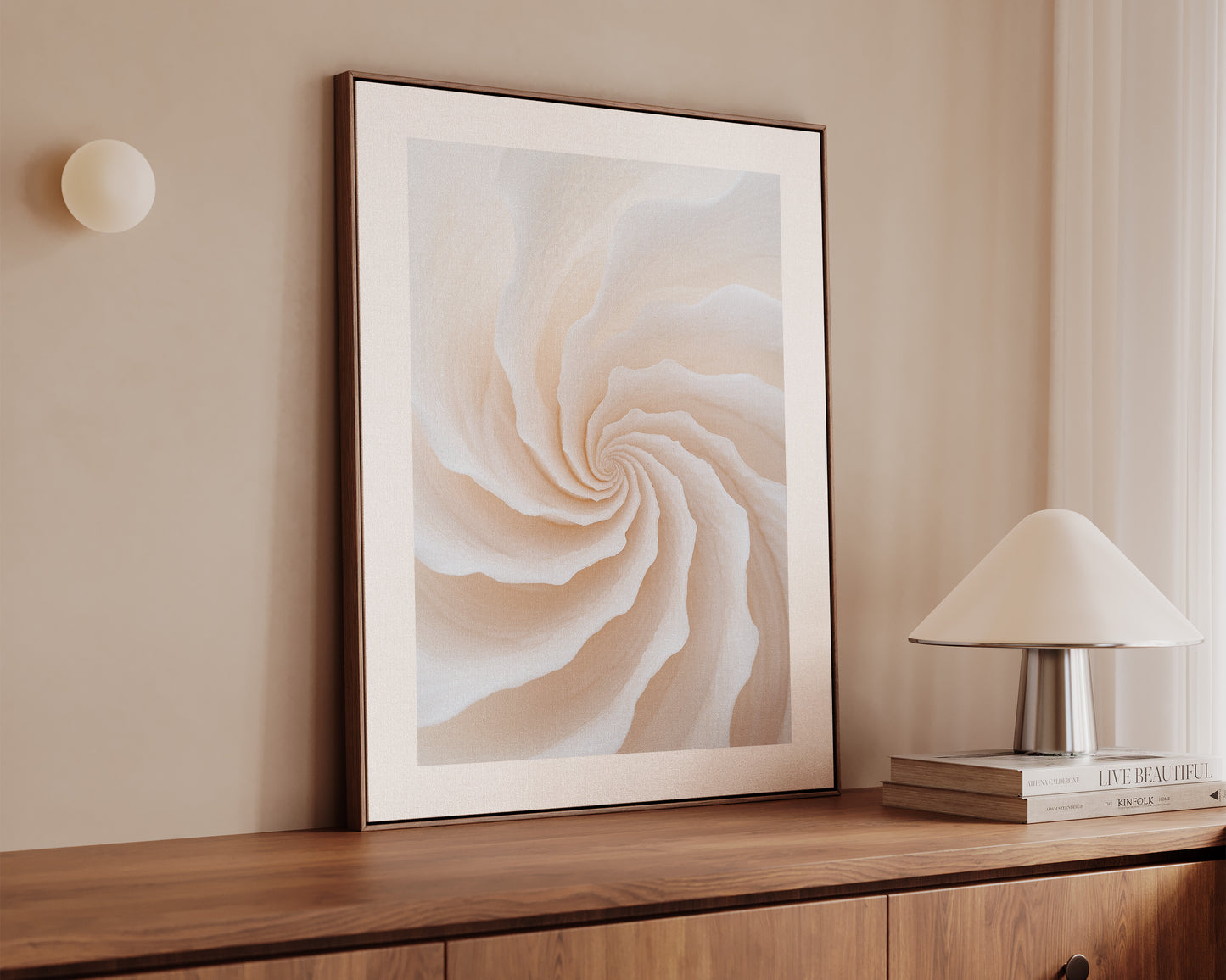 Botanical Spiral No. 1 Canvas