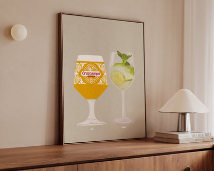 Cruzcampo & Hugo Spritz Canvas