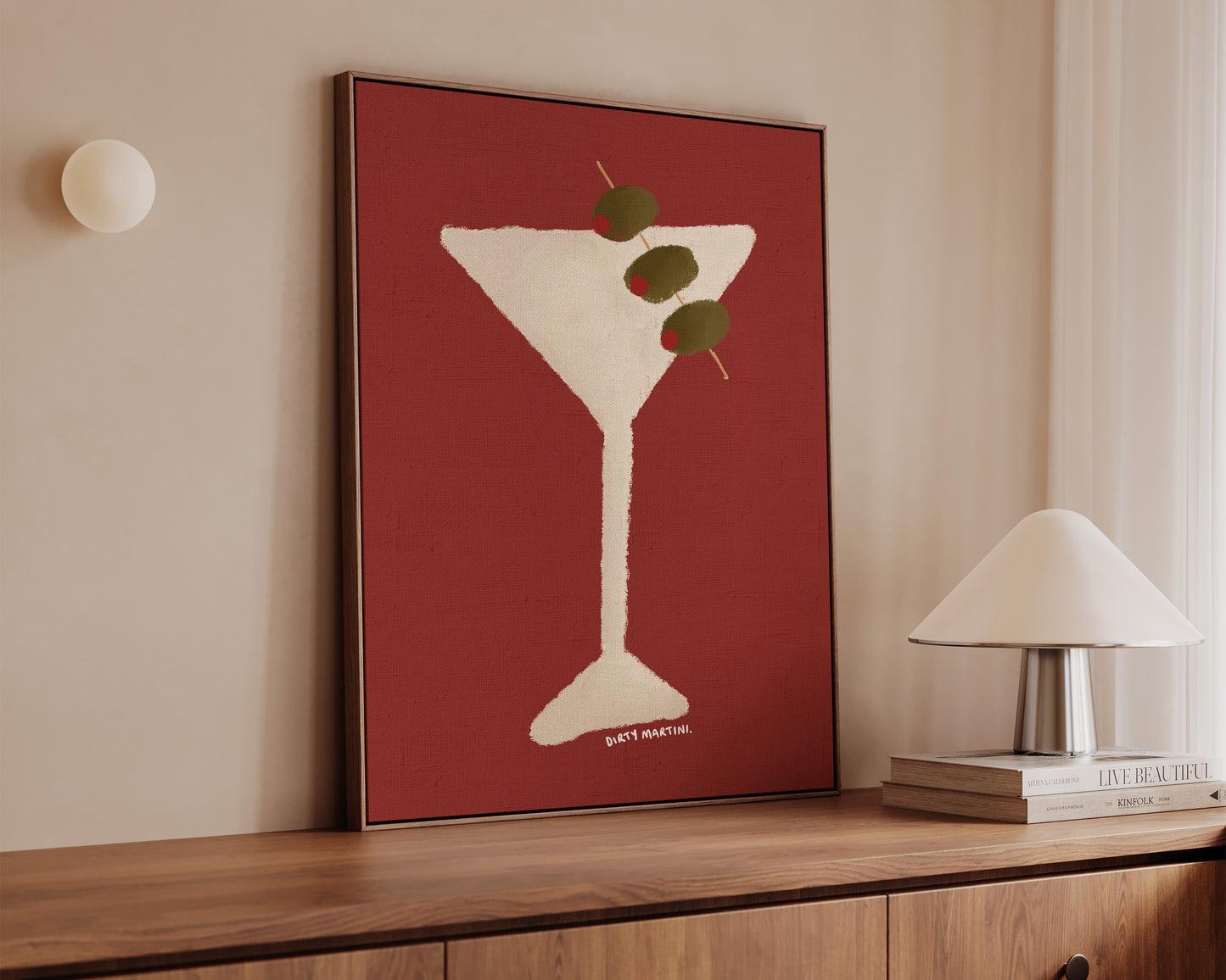 Dirty Martini Oil Canvas