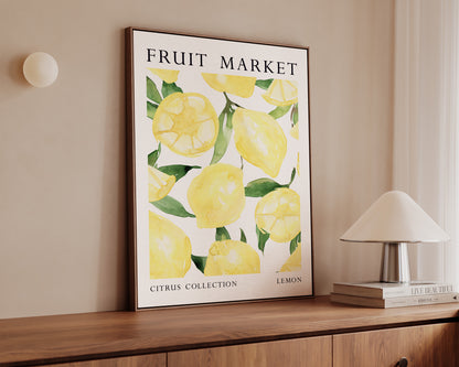 Fruit Market Lemon Canvas