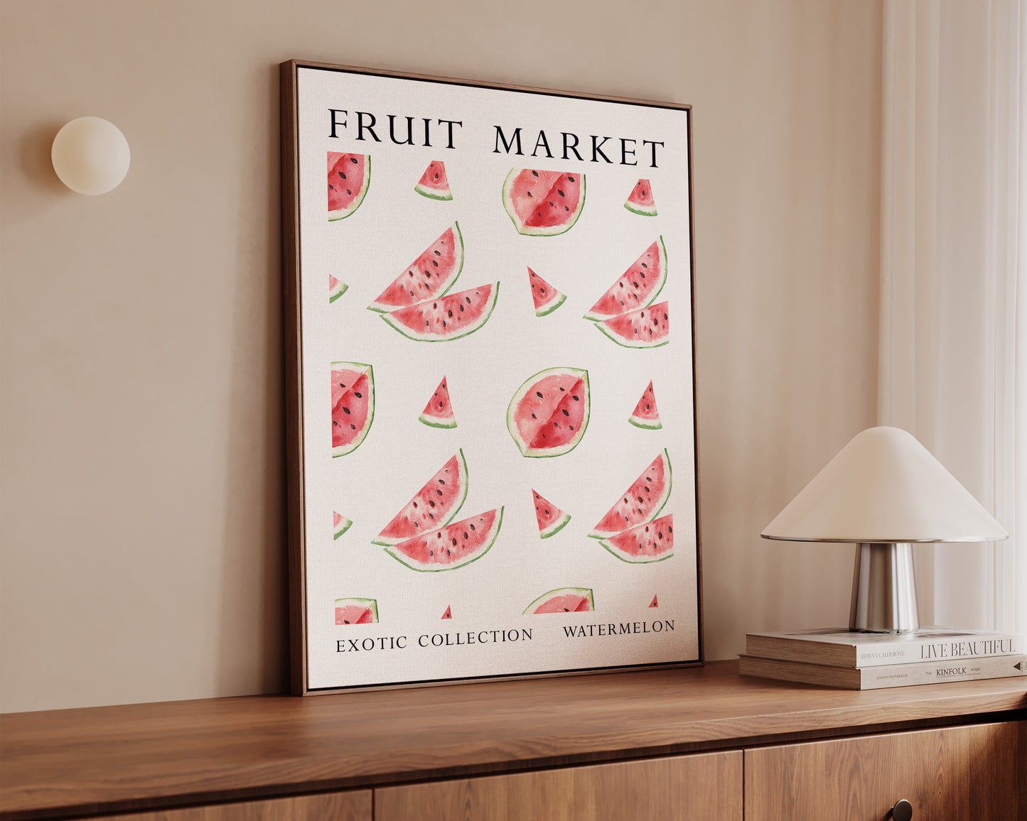 Fruit Market Watermelon Canvas