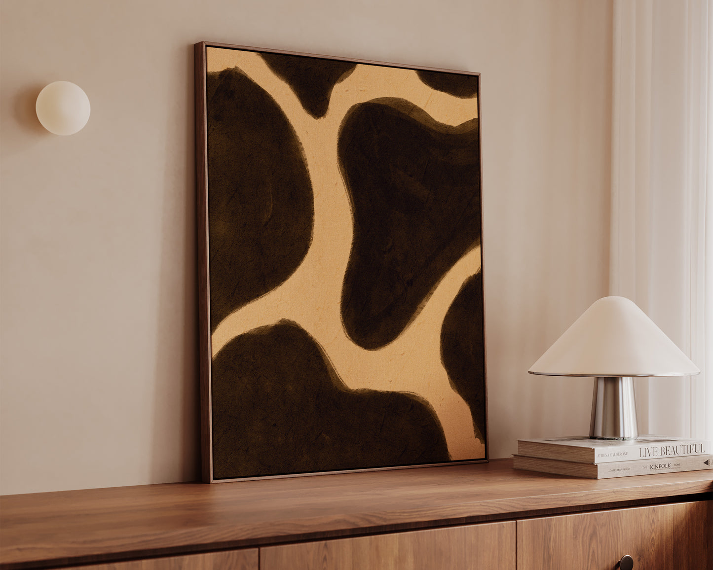 Giraffe Print Canvas