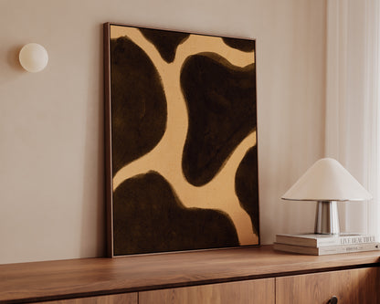 Giraffe Print Canvas