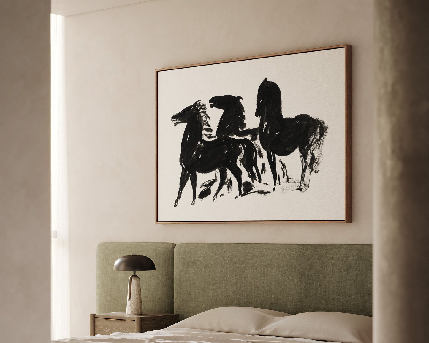 Three Horses Canvas
