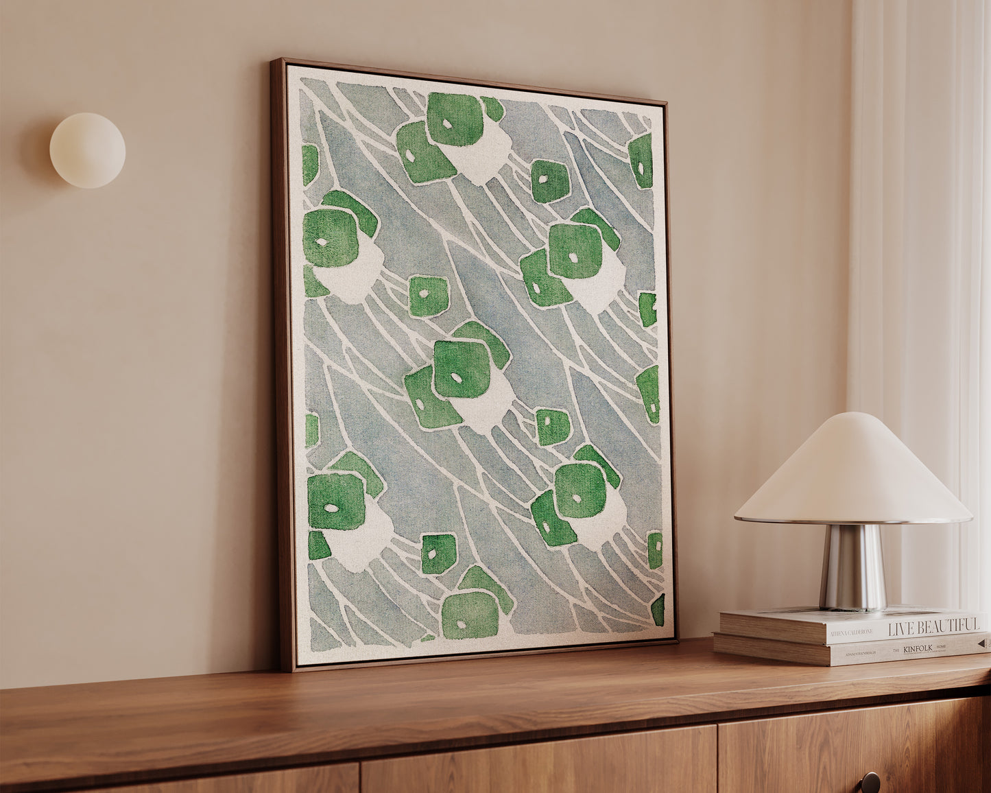 Green Abstract Canvas