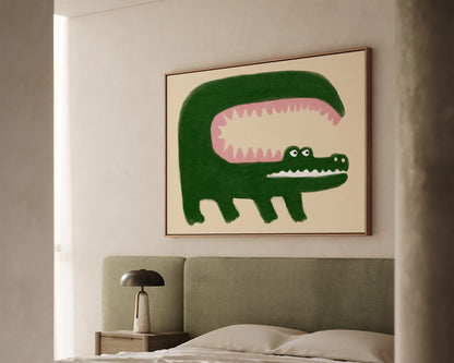 Crocodile Canvas