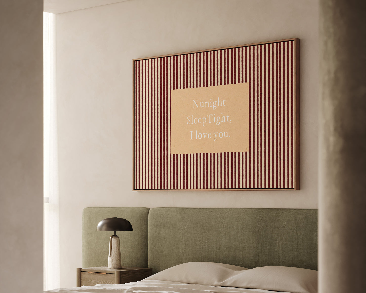 Nunight Sleep Tight Canvas