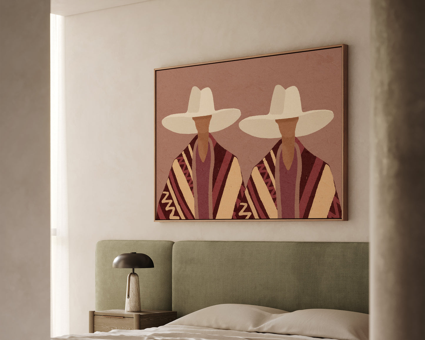 The Twins Canvas