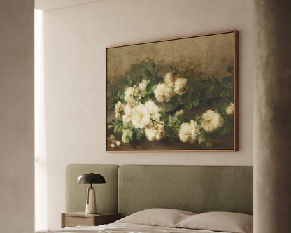 White Roses Canvas