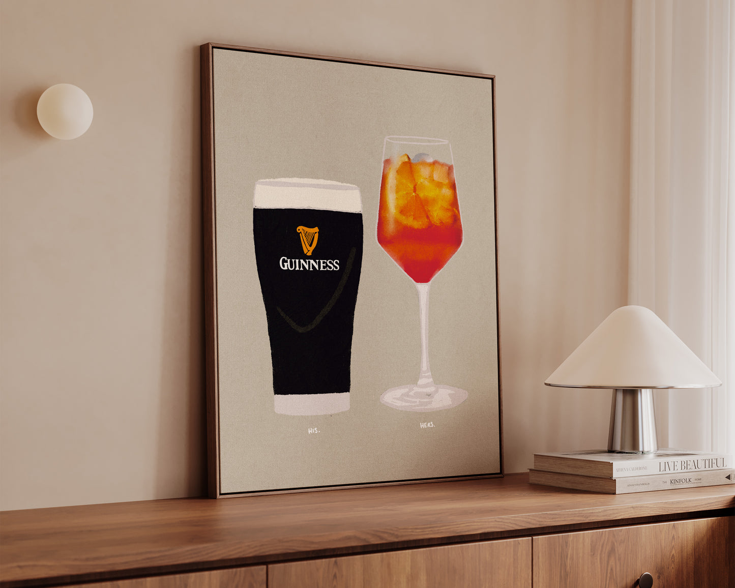Guinness & Aperol Spritz Canvas