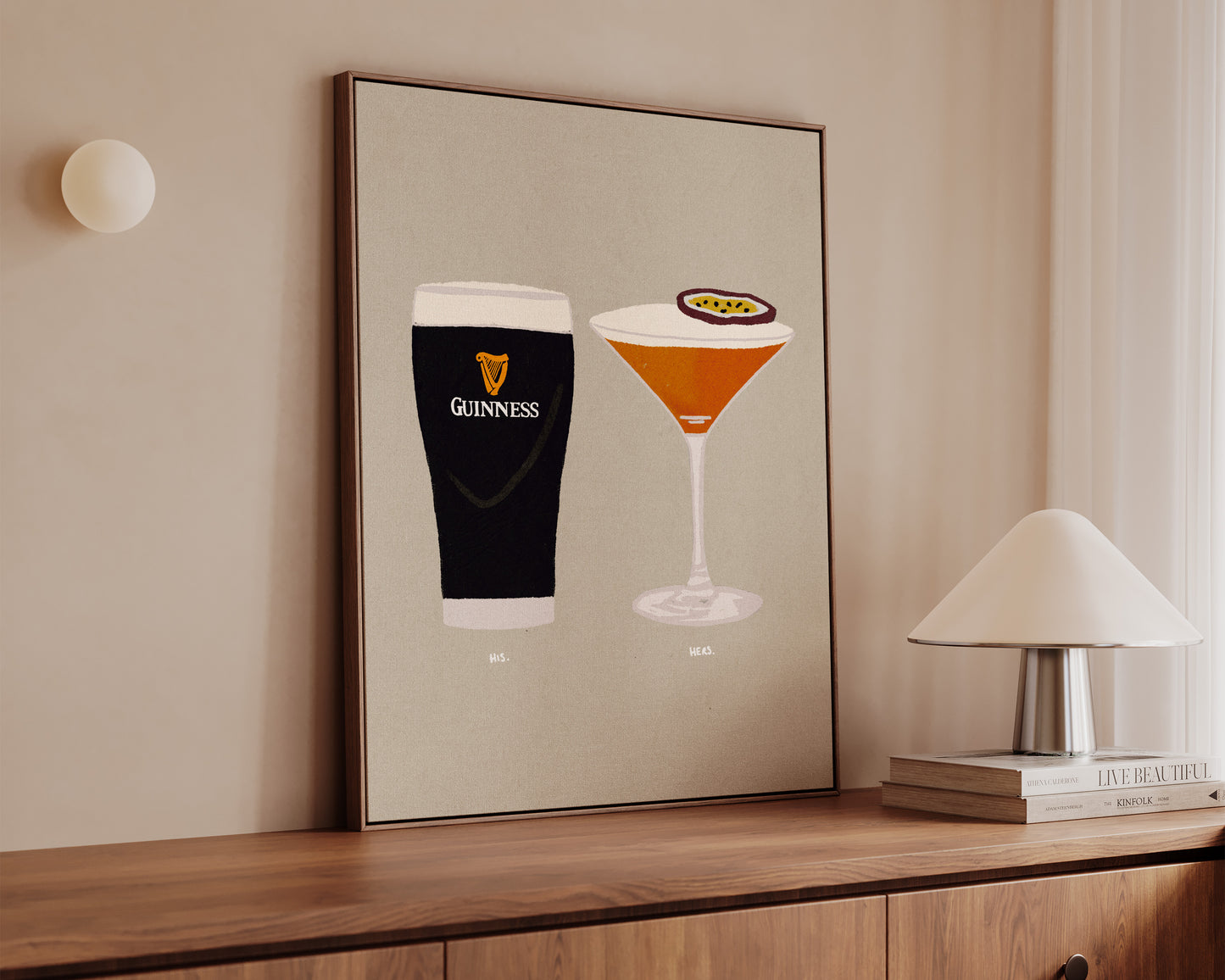Guinness & Pornstar Martini Canvas