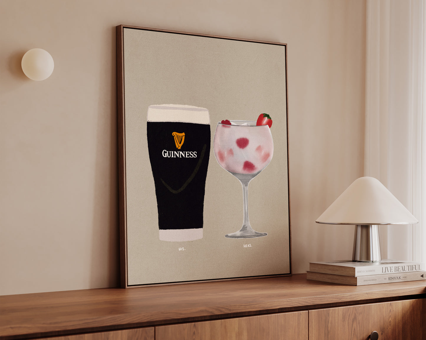 Guinness & Pink Gin Canvas