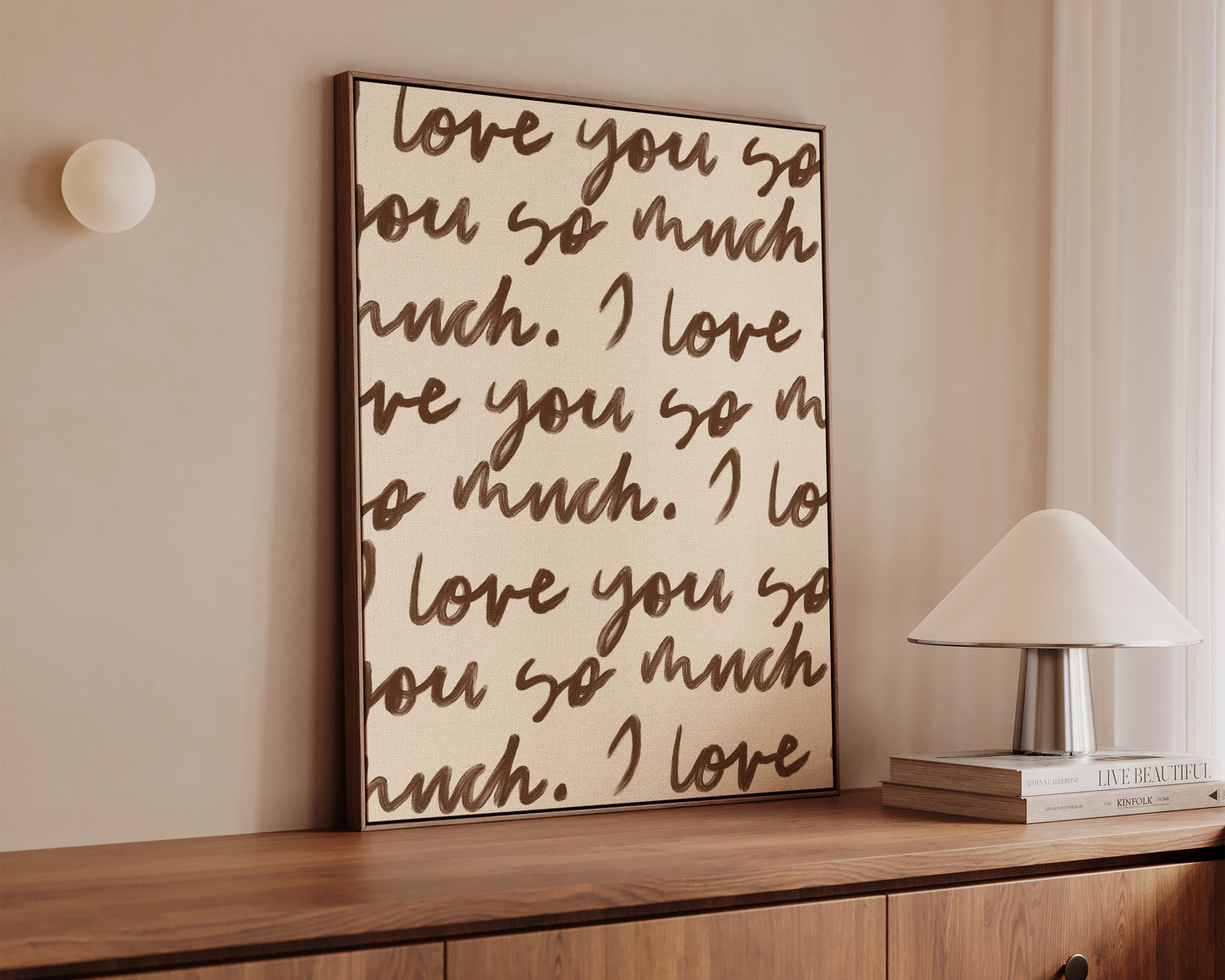 I Love You So Much Portrait Canvas