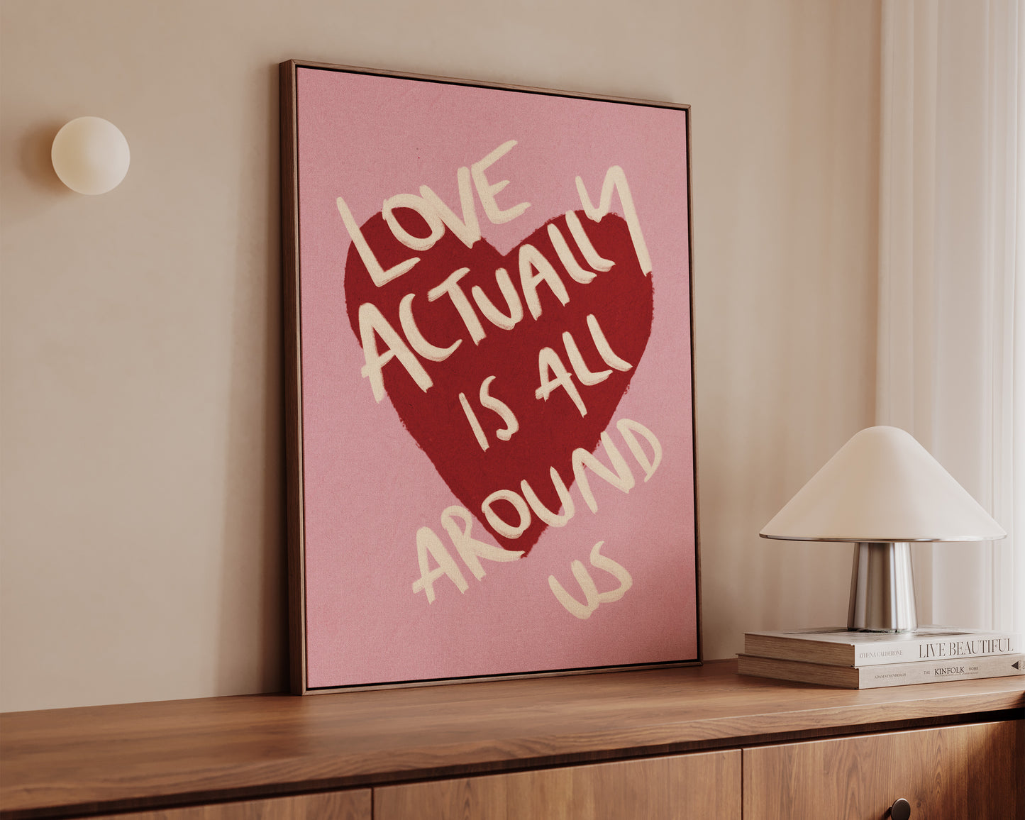 Love Actually Is All Around Canvas