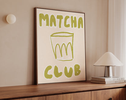 Matcha Club Canvas