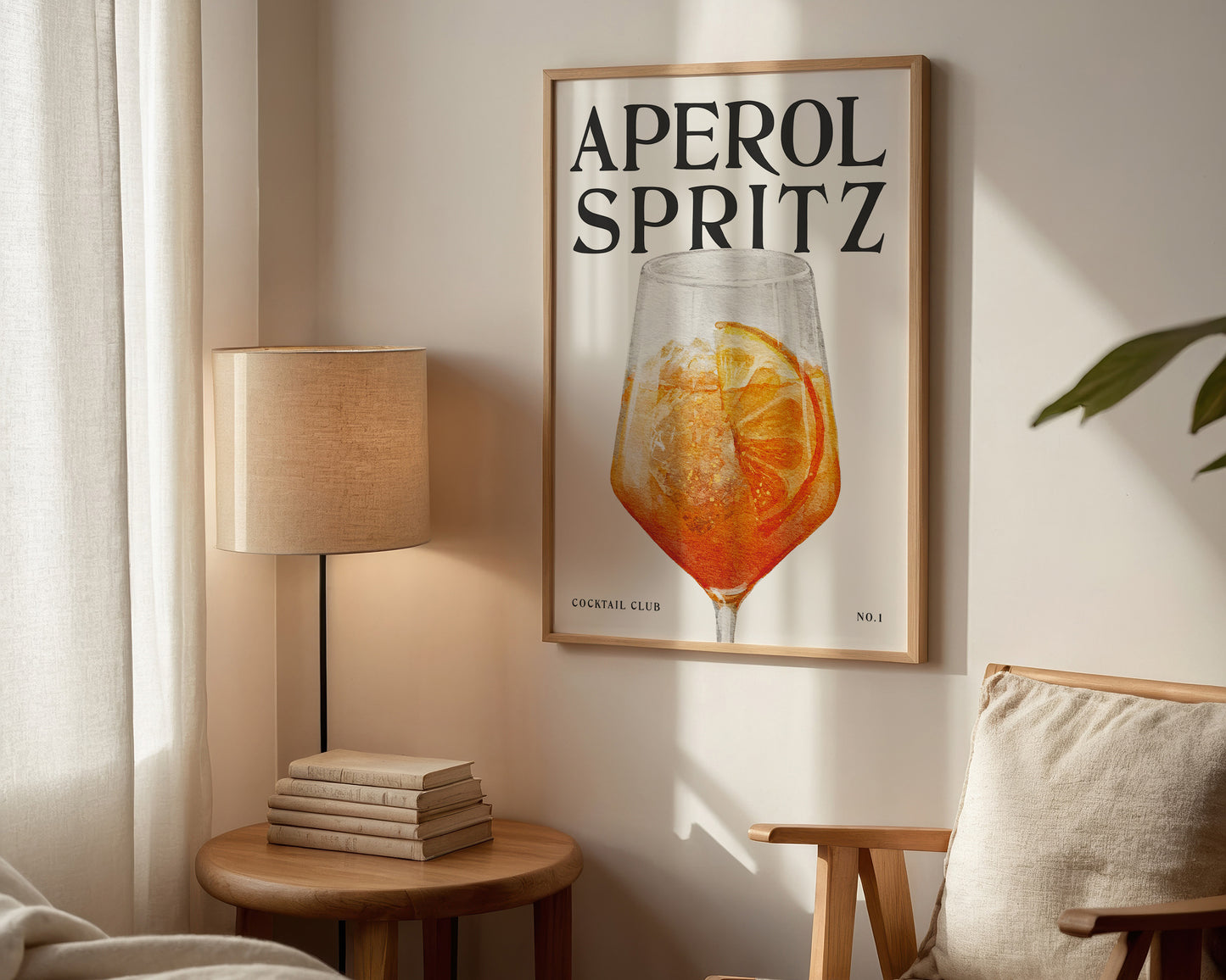 Aperol Spritz Cocktail Print