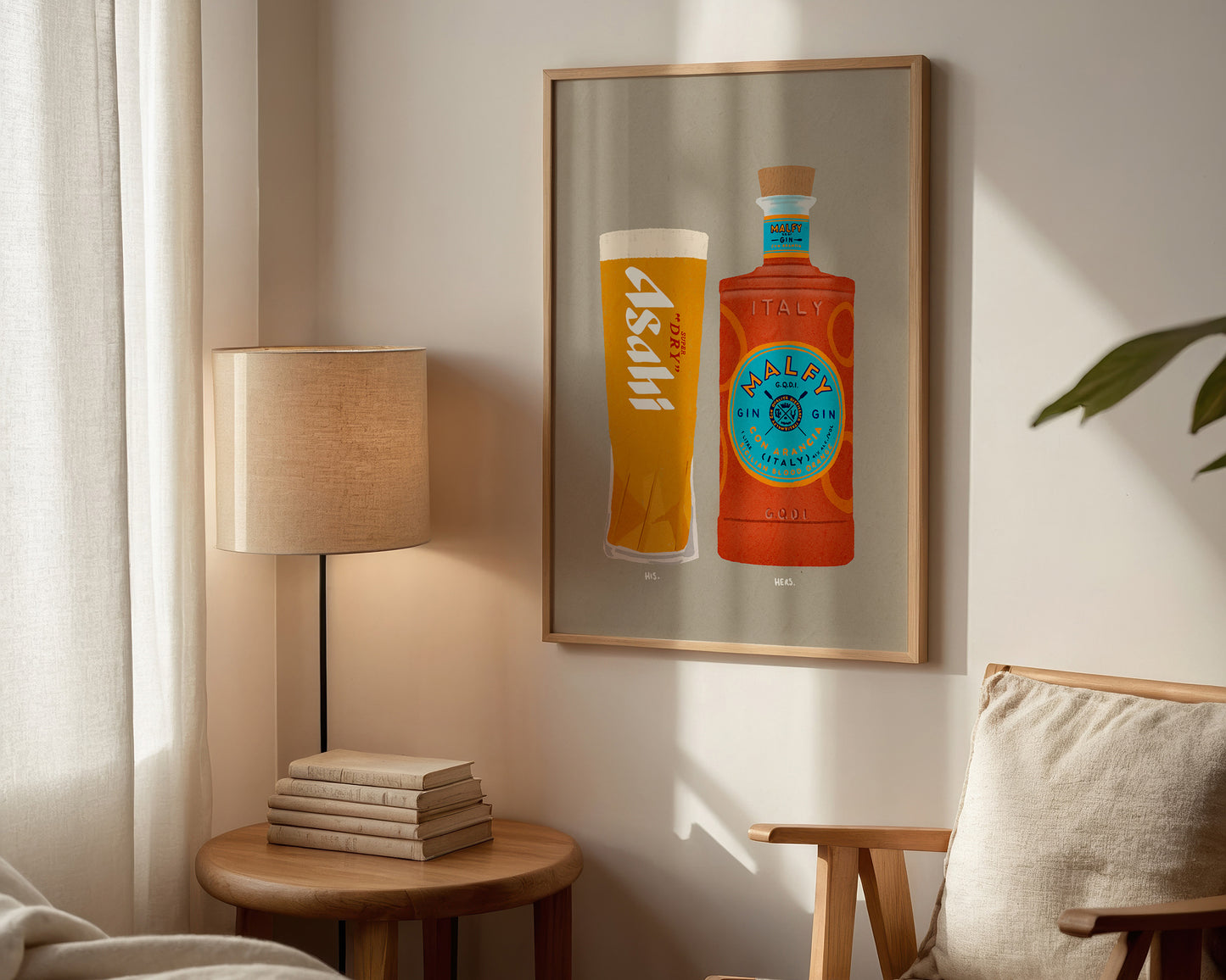 Asahi & Malfy Orange Gin Print