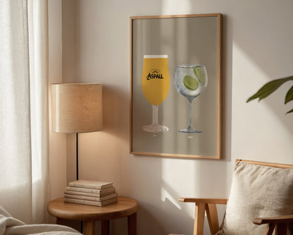 Aspall & G&T Print