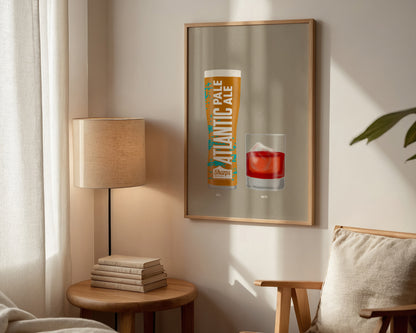 Atlantic Pale Ale & Negroni Print
