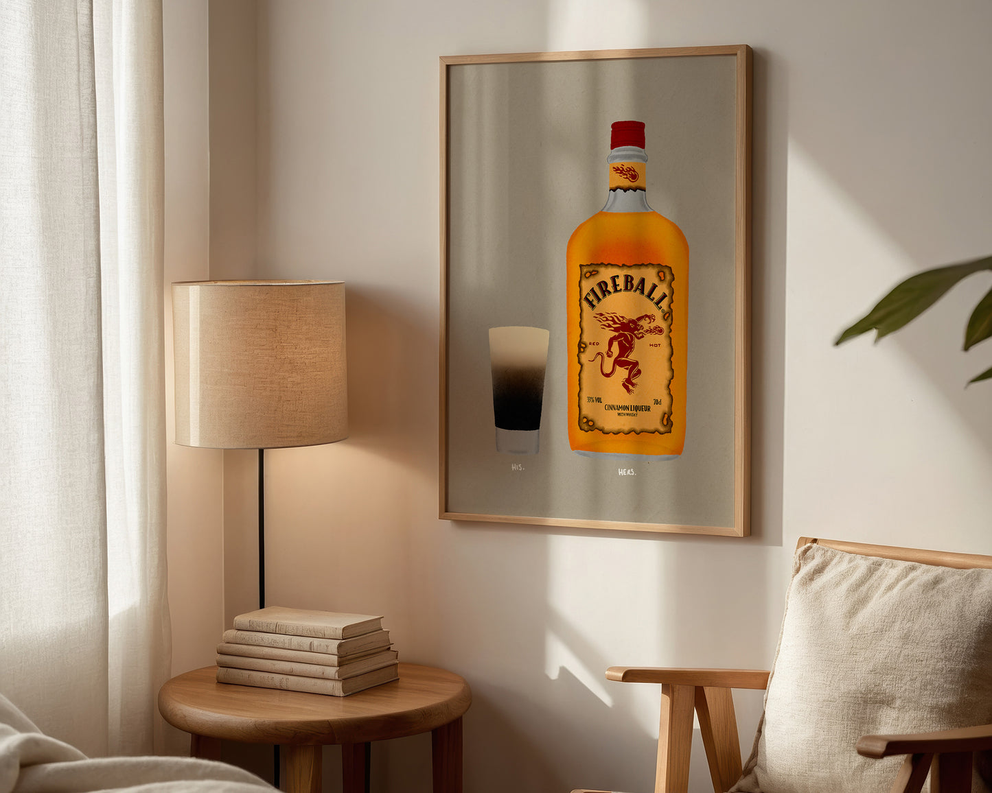 Baby Guinness & Fireball Print