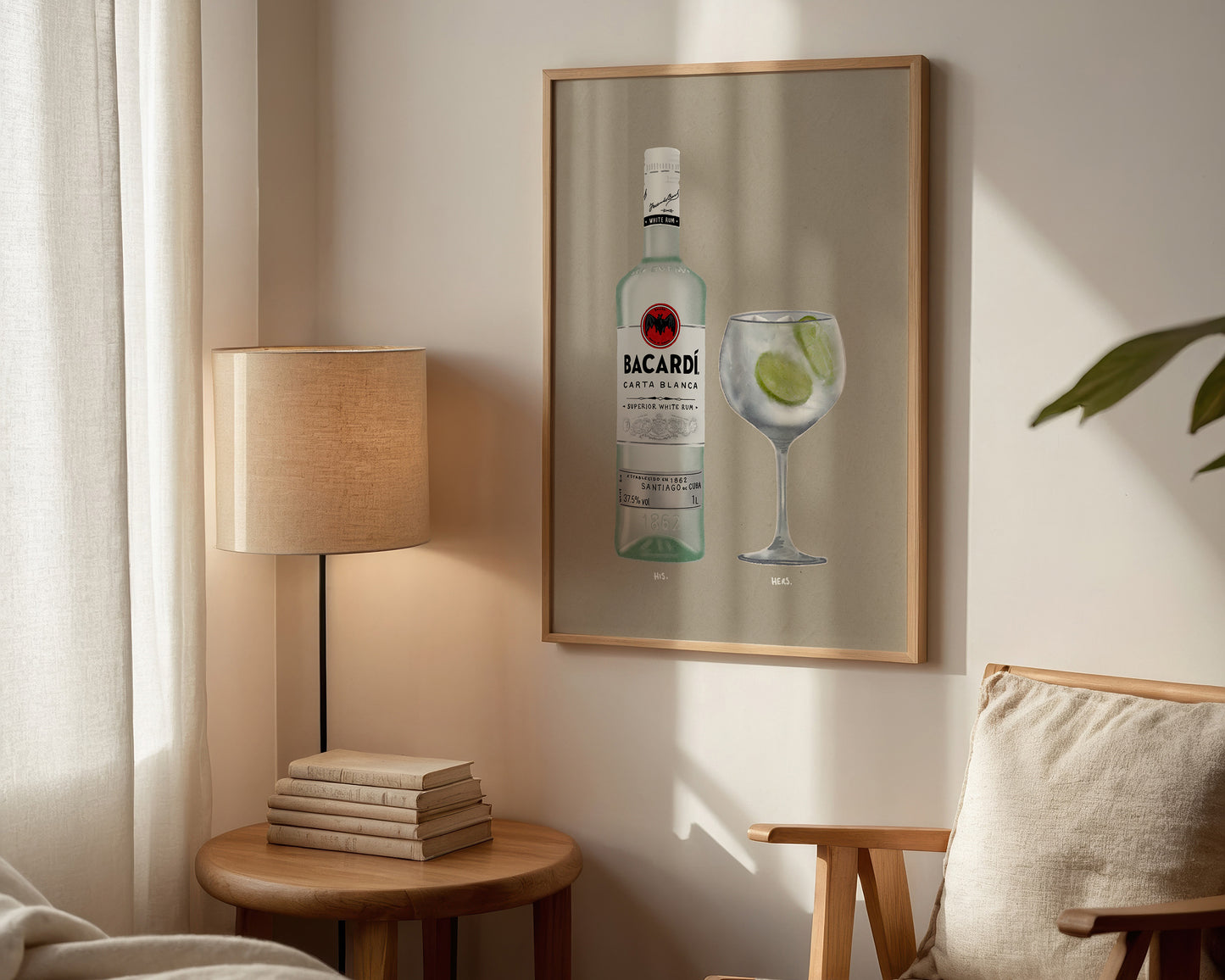 Bacardi Rum & G&T Print
