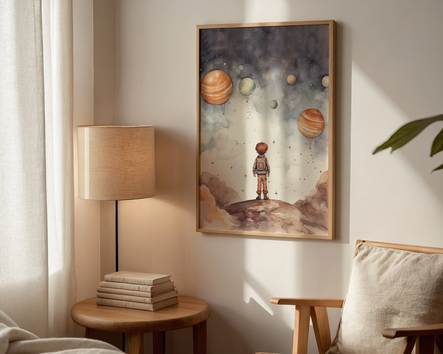 Boy In Space Print