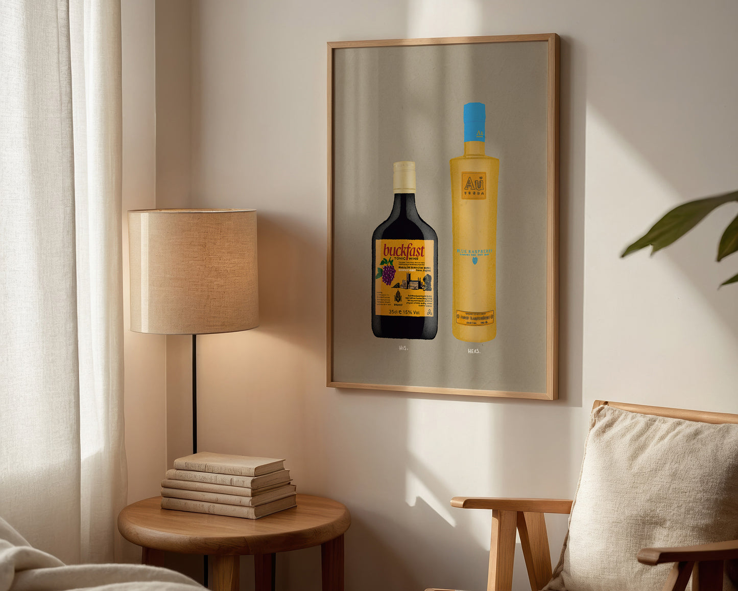 Buckfast & AU Blue Raspberry Print