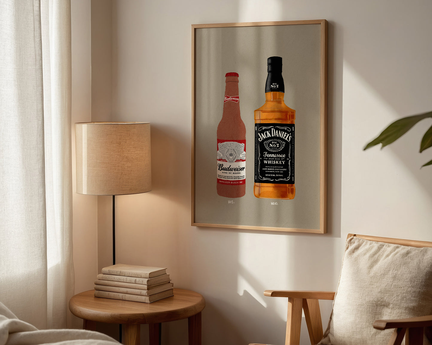 Budweiser & Jack Daniel's Print