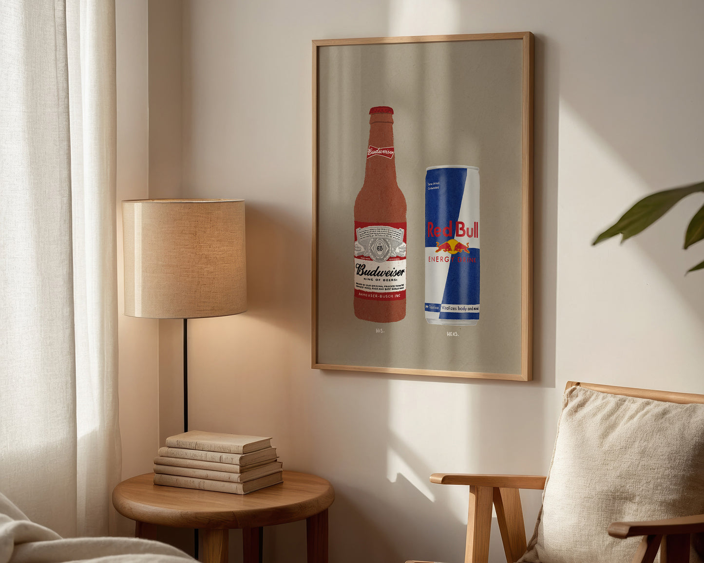 Budweiser & Red Bull Print