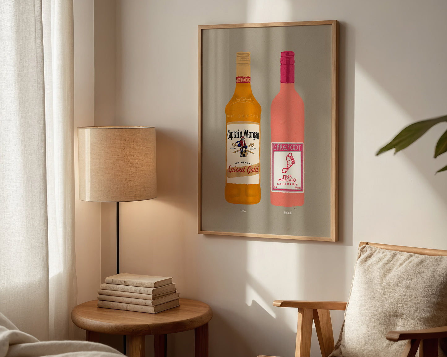 Spiced Rum & Pink Moscato Print