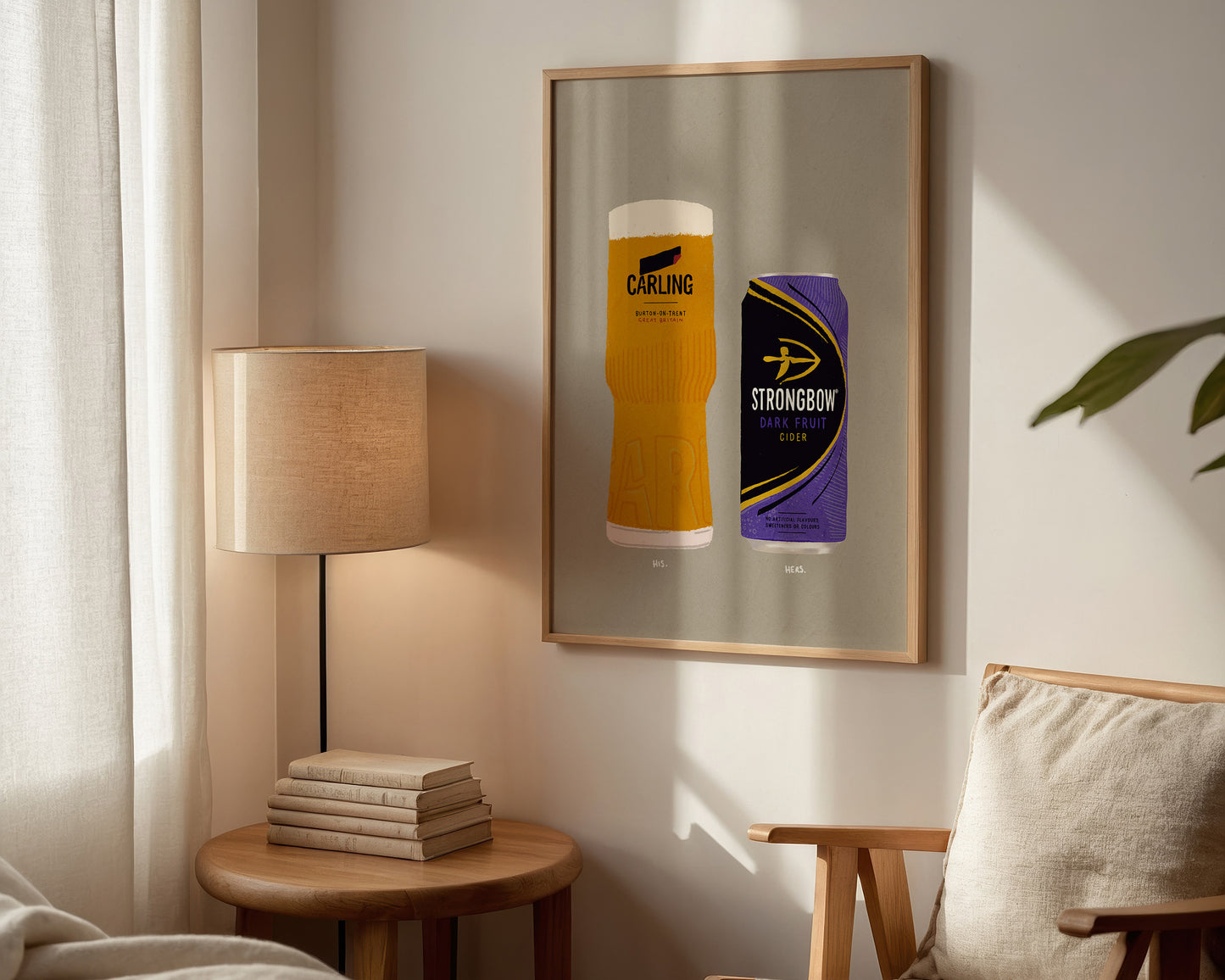 Carling & Strongbow Dark Fruits Print