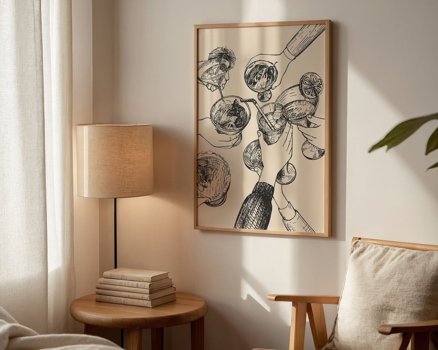 Cheers Wall Art Print