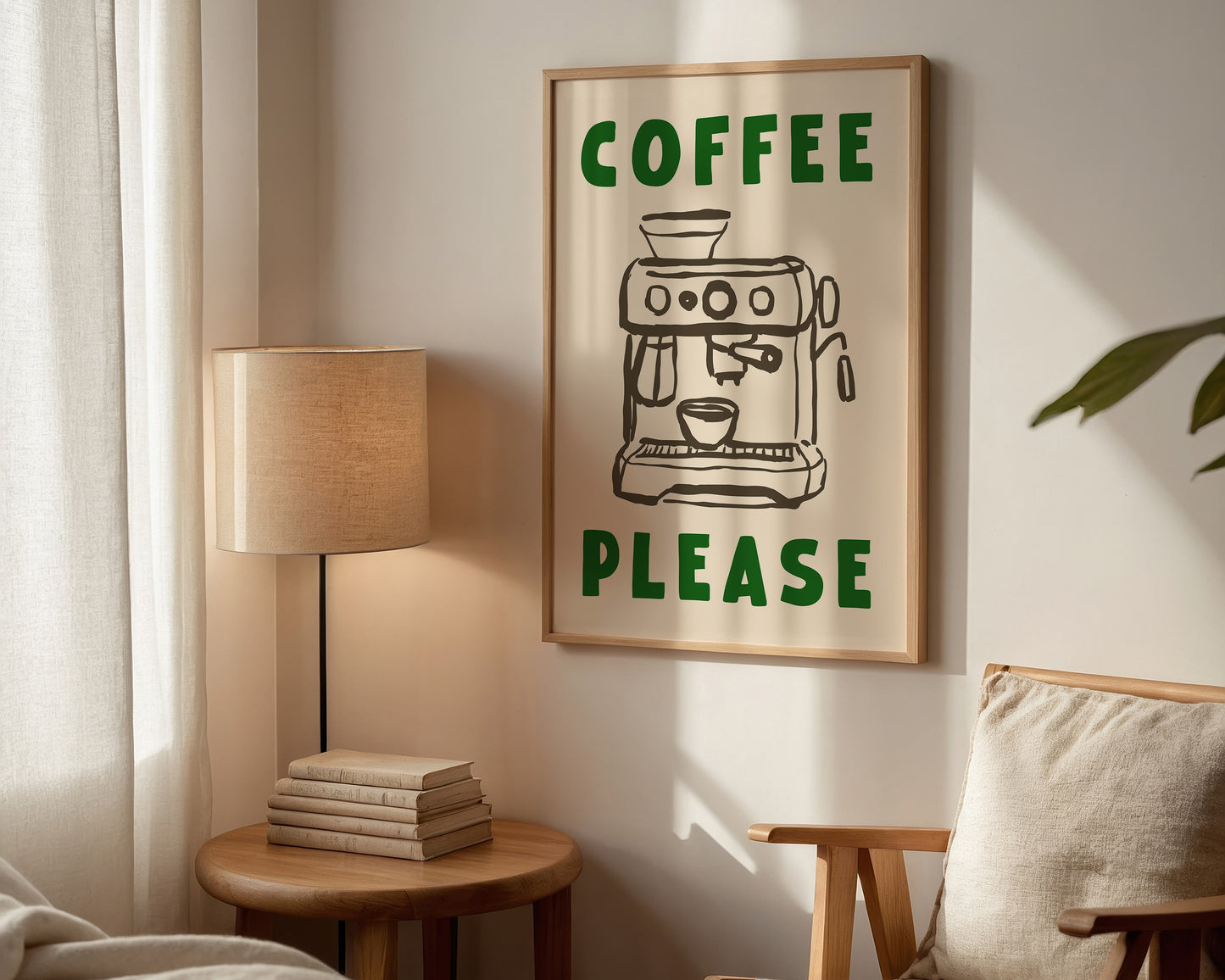 Coffee Please Print In Green