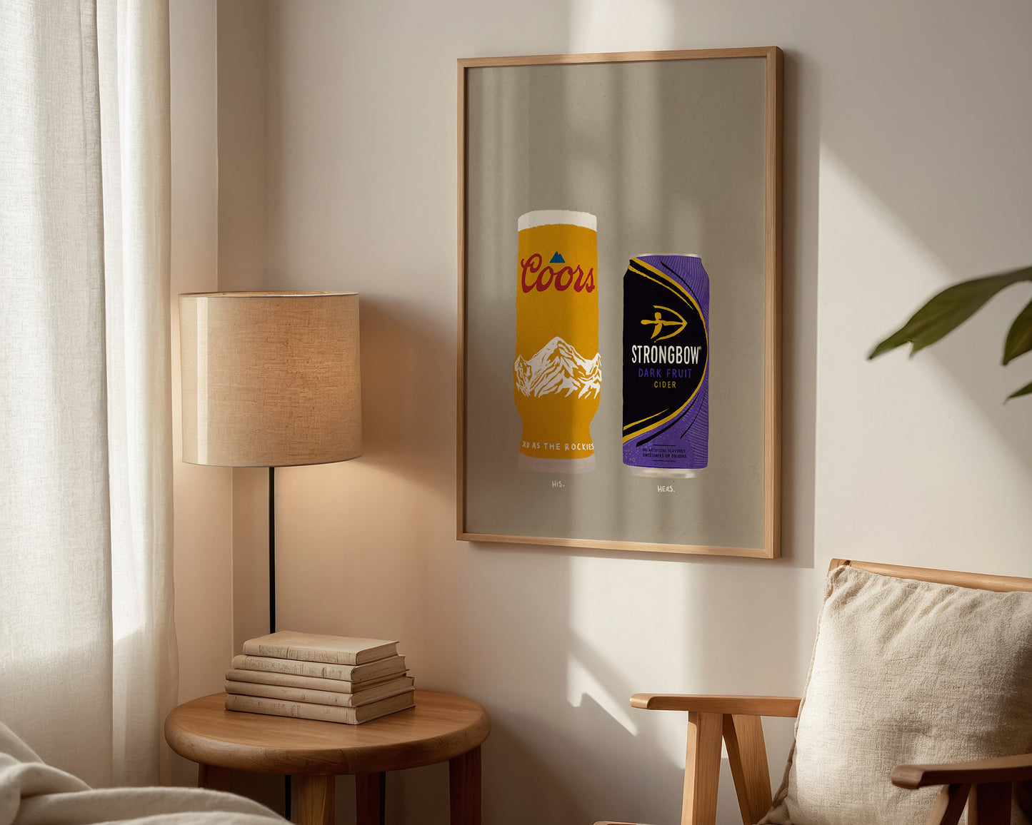 Coors & Strongbow Dark Fruits Print