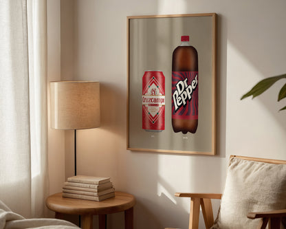 Cruzcampo & Dr Pepper Print