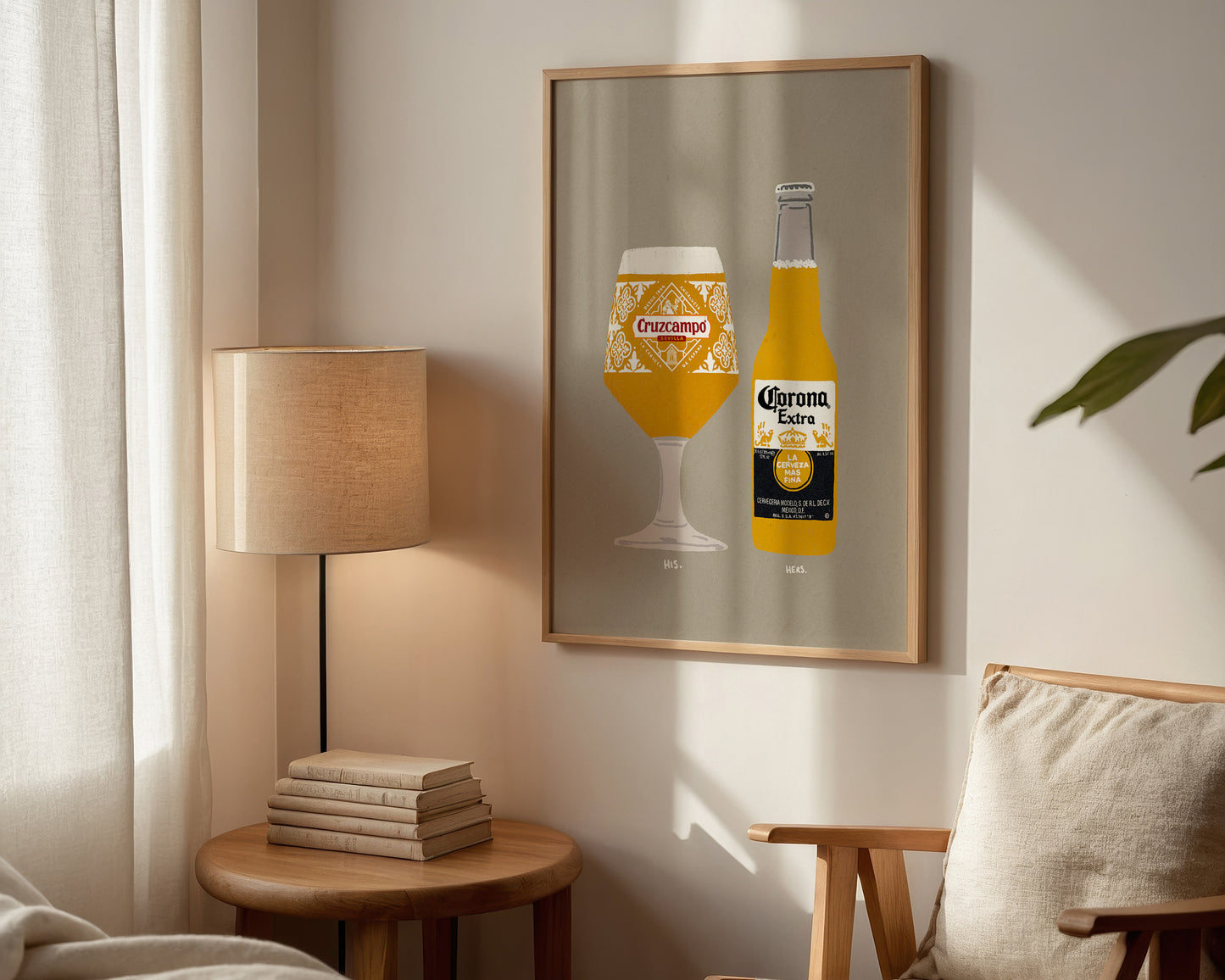 Cruzcampo & Corona Print