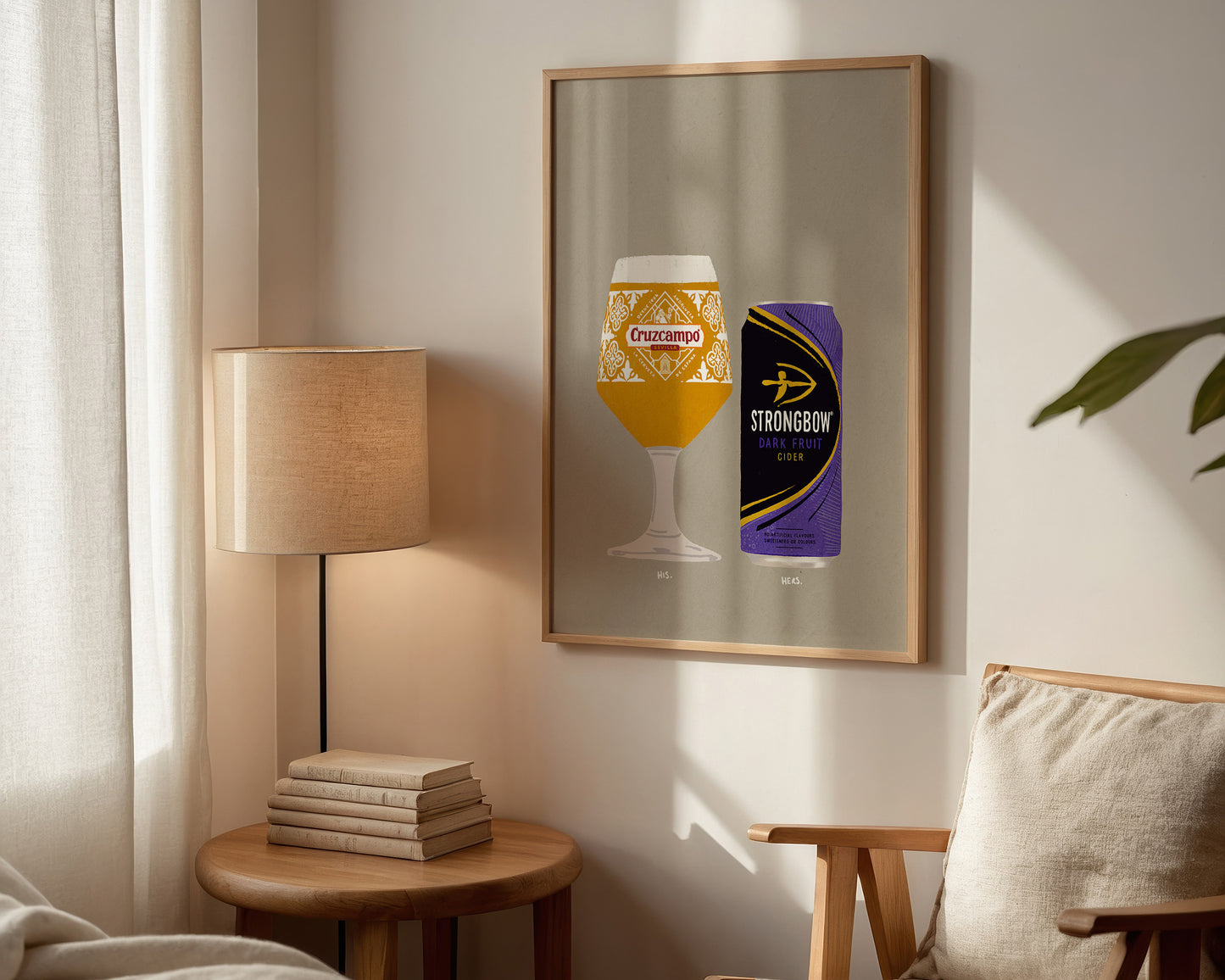 Cruzcampo & Strongbow Dark Fruits Print