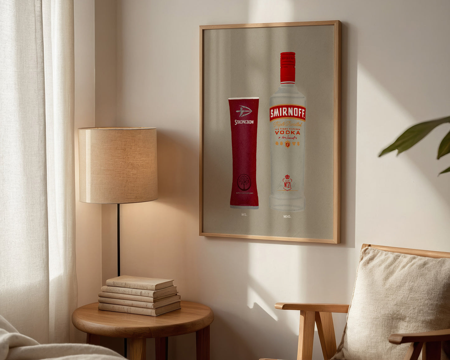 Dark Fruits Pint & Smirnoff Vodka Print