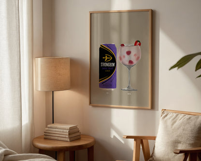 Strongbow Dark Fruits & Pink Gin Print
