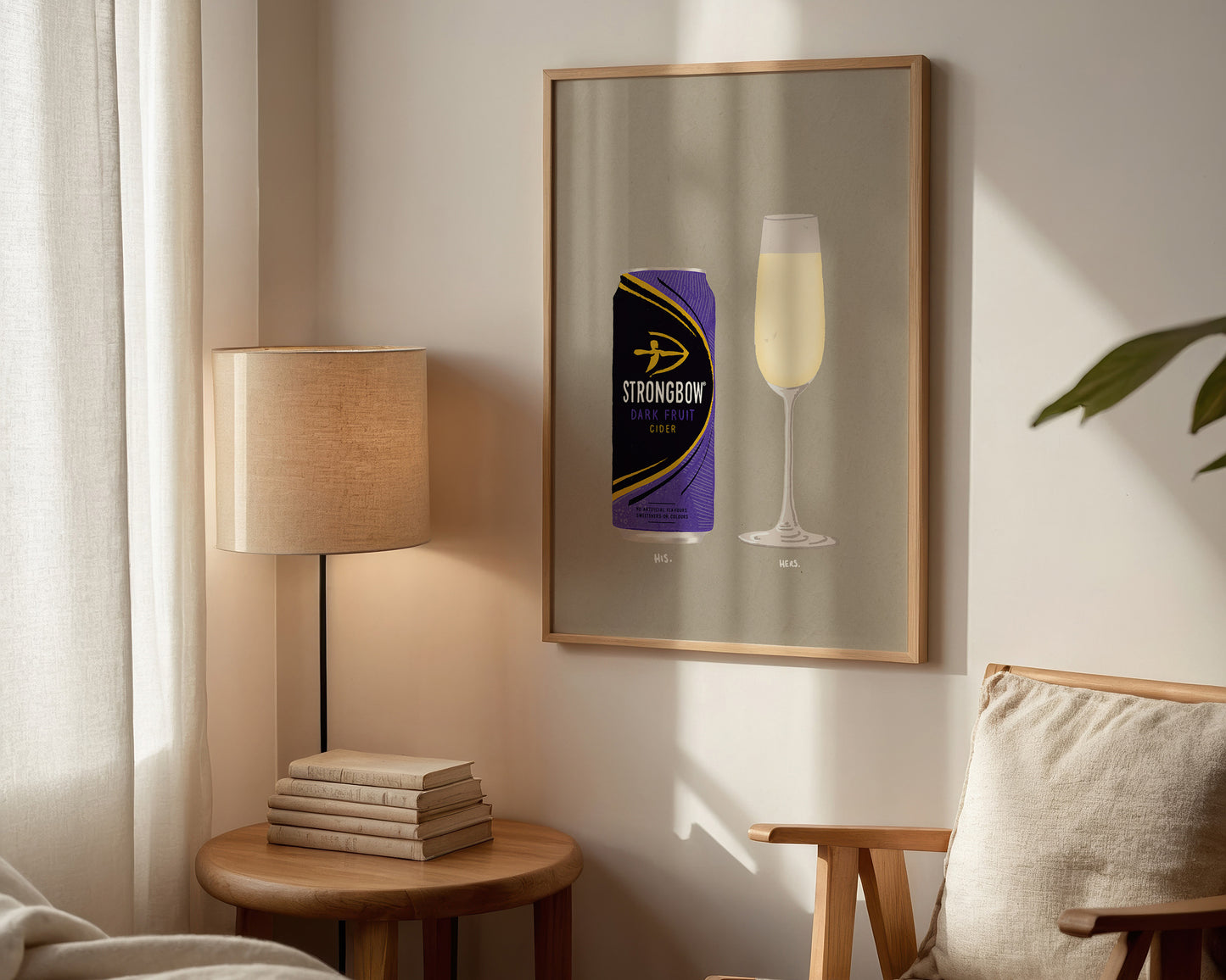 Strongbow Dark Fruits & Prosecco Glass Print