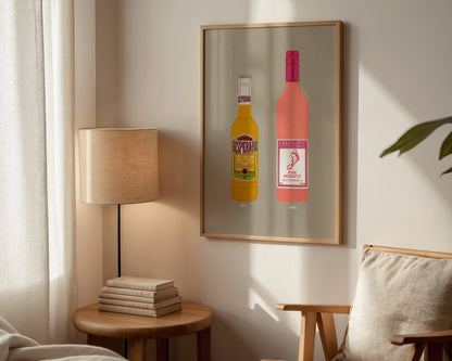 Desperados & Pink Moscato Print