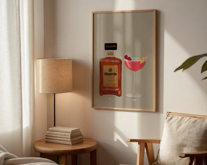 Disaronno & French Martini Print