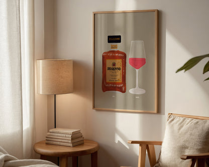 Disaronno & Rose Print